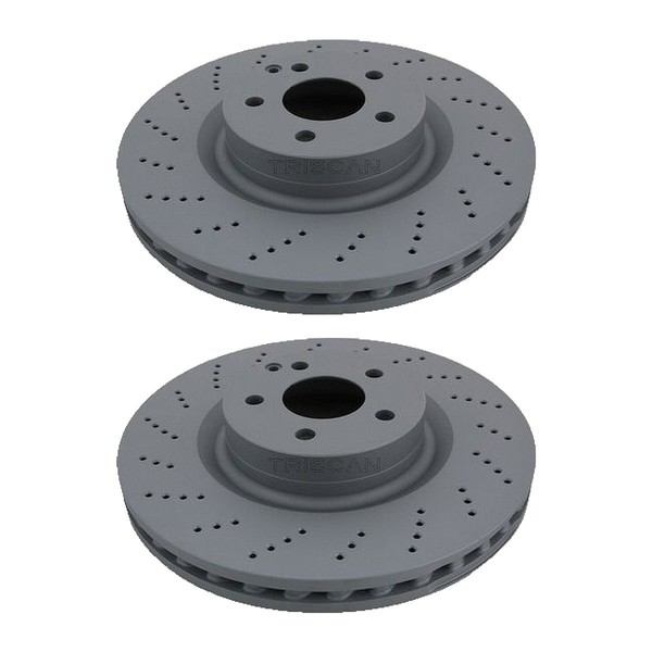 2 Bremsscheiben BelüFtet Ø 344 Mm Triscan FüR U.A. MERCEDES-BENZ E-KLASSE-image
