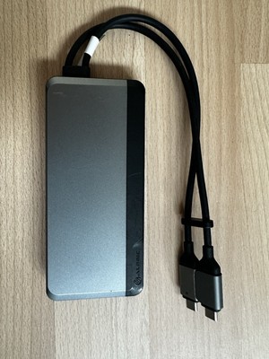 ALogic Docking Station USB-C 10-in-1 Super Dock Dual Display  U2CSH-SGR (a19)