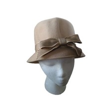 vintage felt cloche or bucket hat