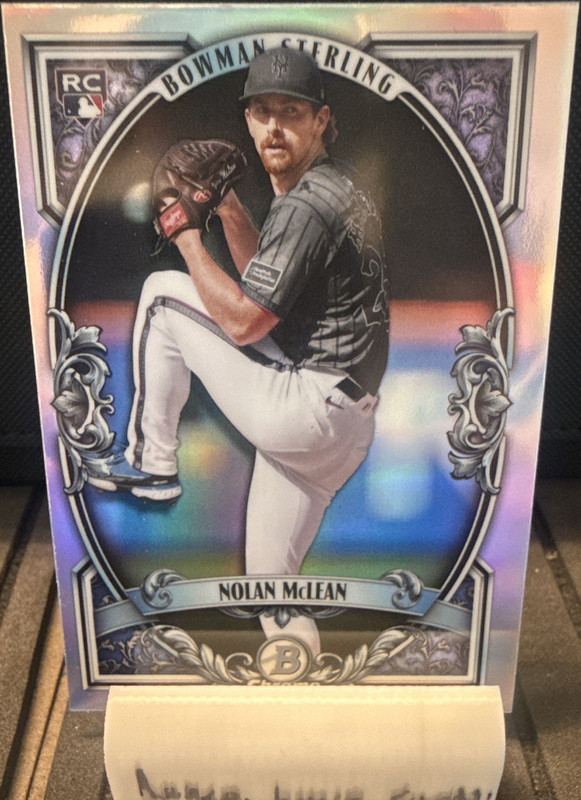 2026 Bowman Sterling Chrome Nolan McLean New York Mets Rookie RC #BST-8