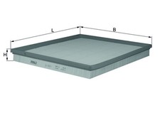 Luftfilter KNECHT LX 2065/1 Filtereinsatz für FORD TRANSIT FBD TOURNEO V362 FDD