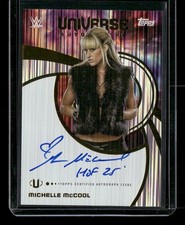 Michelle Mccool HOF 25 Inscription On Card Auto 2025 Topps WWE Universe