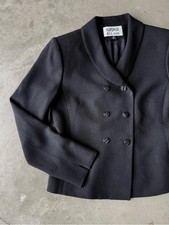 Kasper / Petite Cropped Vintage Blazer / Black