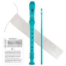 Soprano Recorder 8-Hole Instrument for Beginners Kids Students, Baroque Style...