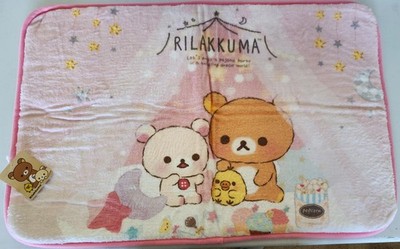 San-X Rilakkuma Korilakkuma Kiiroitori Rug Mat and white board set. NWT