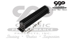Cpp Universal 12 Aluminum Black Dual Pass Finned Transmission Oil Cooler Kit Cpp Universal 12 Aluminum Black Dual Pass Finned Transmission Oil Cooler Kit