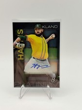 2020 Bowman Platinum Wal-Mart Top Prospects Auto Hogan Harris #TOP-47