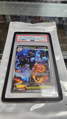 Pokemon 2025 Mega Charizard X ex 125/094 SIR Phantasmal Flames GEM MINT PSA 10