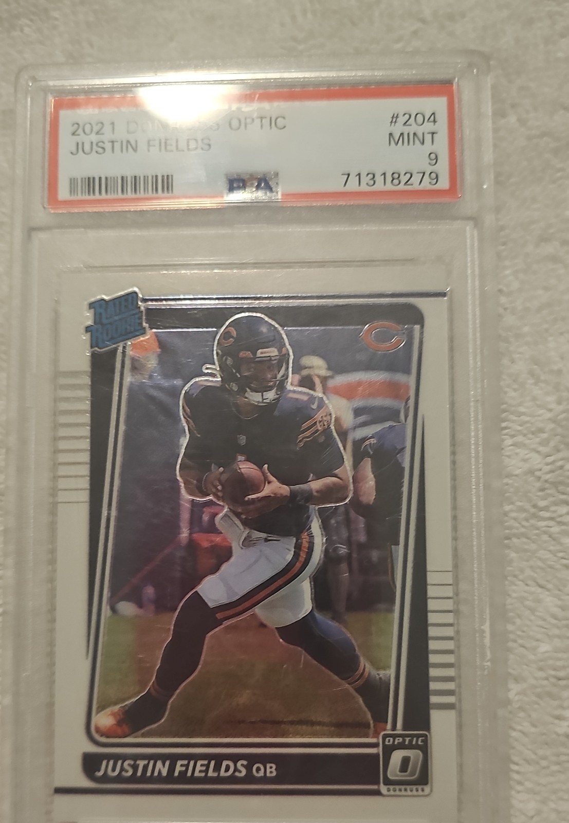 2021 Panini Donruss Optic - Rated Rookie Justin Fields #204 (RC)