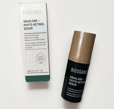 NEW Biossance Squaline and Phyto Retinol Serum 10mL/0.33 Fl oz
