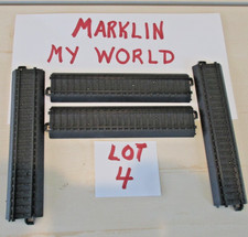 Marklin 'MY WORLD' - 4pcs of 6 1/2" Straight Track Set- Lot 4- #505172
