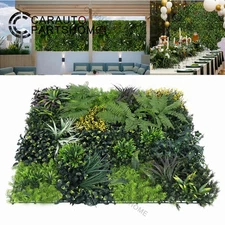 40"x40" Artificial Boxwood Mat Wall Hedge Decor Privacy Fence Panel Grass