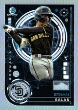 2024 Bowman Chrome BOWMAN AI #BAI14 Ethan Salas San Diego Padres