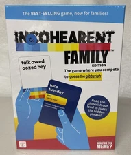 Incohearent Family Edition by What Do You Meme? Family Party Game Ages: 12+