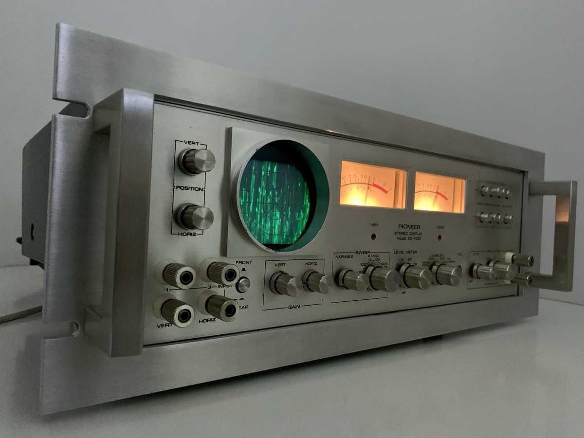 PIONEER SD-1100 Stereo Rack Display Audio Scope RARE Vintage 1972