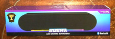 BUGHA: Bluetooth LED Gaming Soundbar w/RCB LED Light -Compatible with PC-