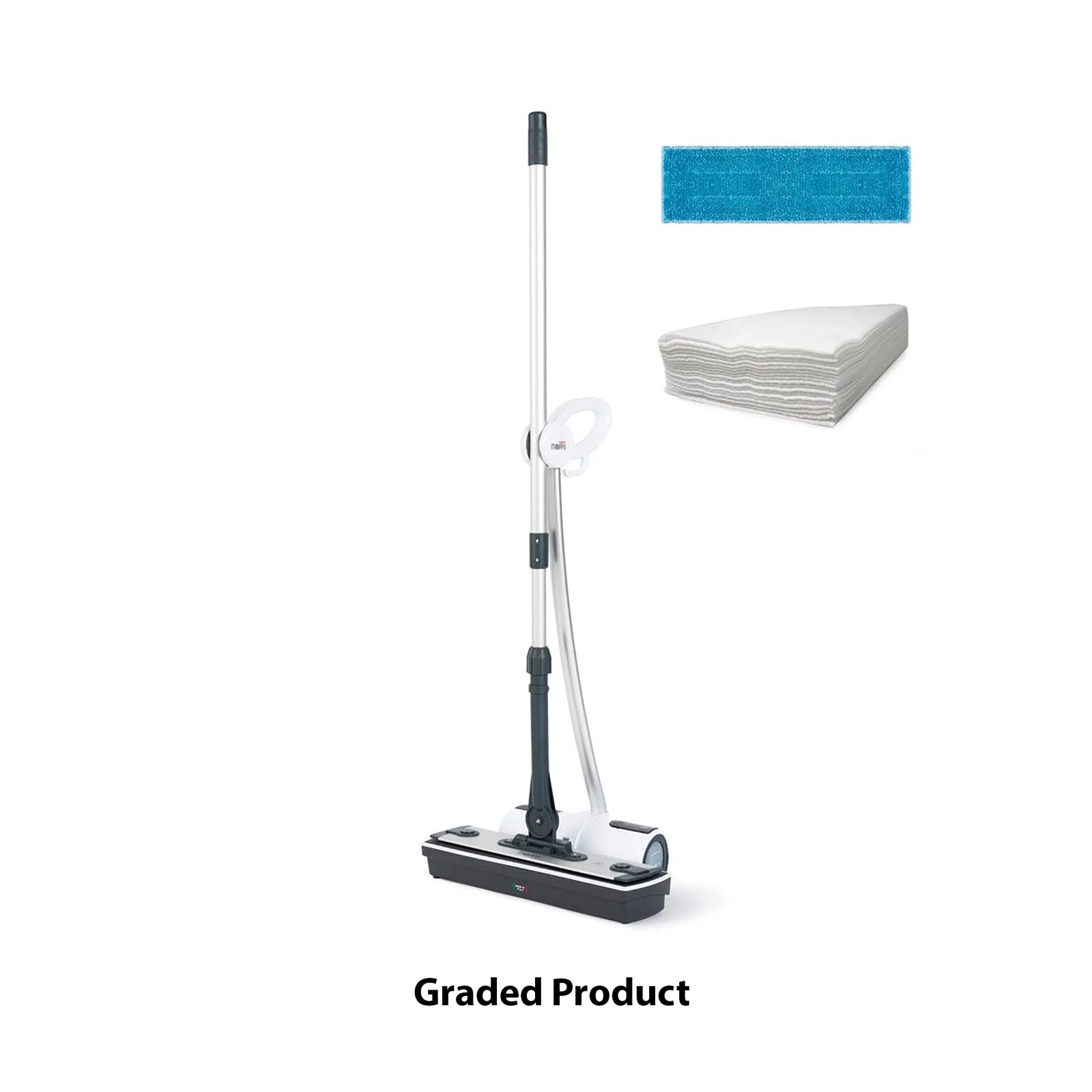 Polti Moppy White Premium Cordless Steam Mop – PTGB0076B - Grade B Product
