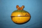 J. Chein Tin Litho Chicken/Hen Sitting on an Egg