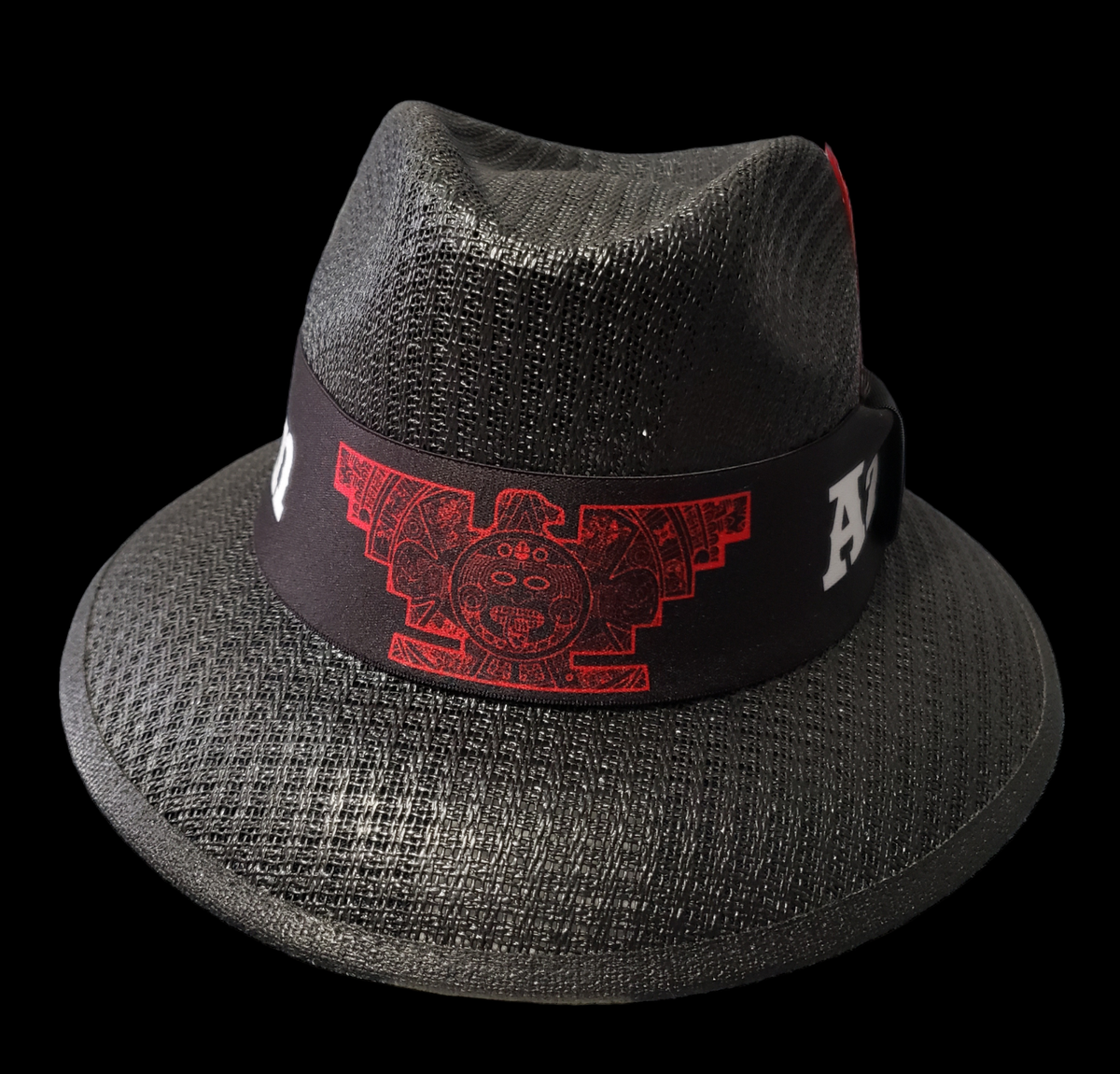 Cappello Estivo Aztec Huelga Bird XL – Paglia Di Bambù Tesa Larga – Stile Lowrider Chicano