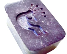 Trinket Box Kokopelli Stone Folk Art Native American Indigenous Tribal Tiki MCM