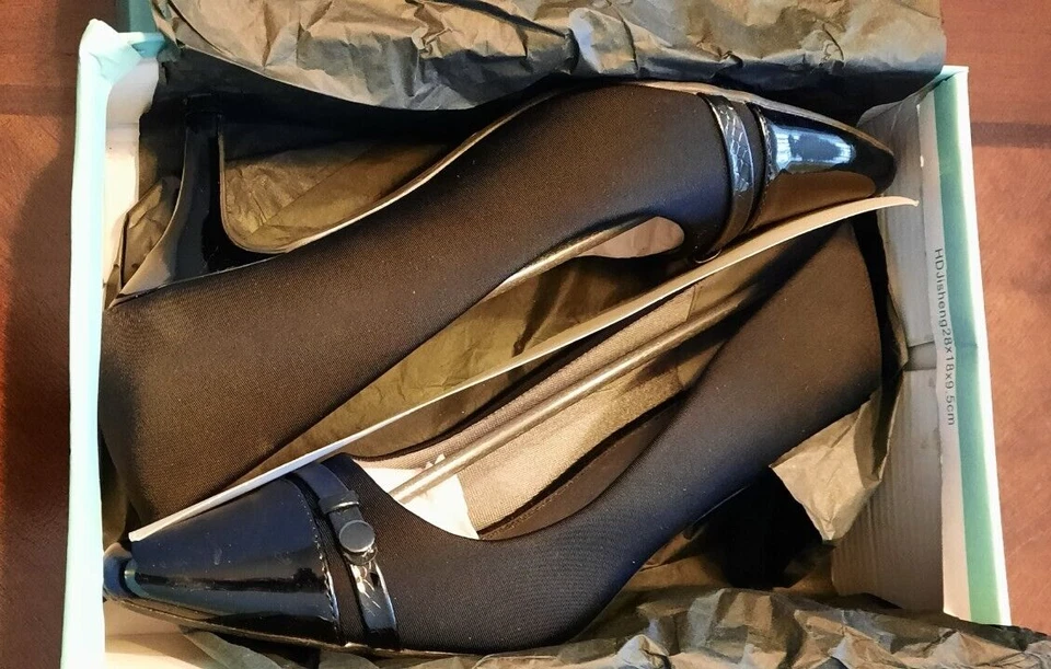 Zapatos de vestir Marbella Celeste para mujer talla 9 1/2 negros Foto 4 de 4