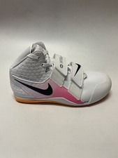 Nike Zoom Javelin Elite 3 Track Spikes White Pink AJ8119-101 Men’s Size 10 US