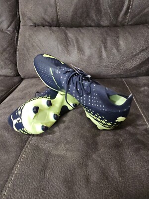 Puma future Z 1.4 FG Soccer Cleats Navy/Green W Size:8.5   M 7 #106989-01 145T