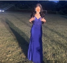 Royal Blue Prom Formal Dress - XS 2/4 