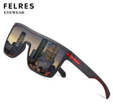 Large Frame Polarized Sunglasses For Men Women Driving Cycling Oversize Glasses