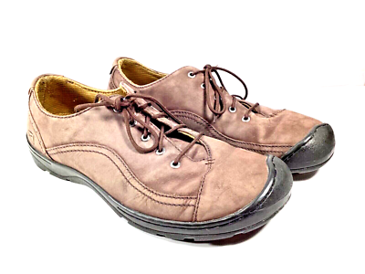 Women's KEEN Sterling City Lace-Up Leather Walking Hiking Shoes