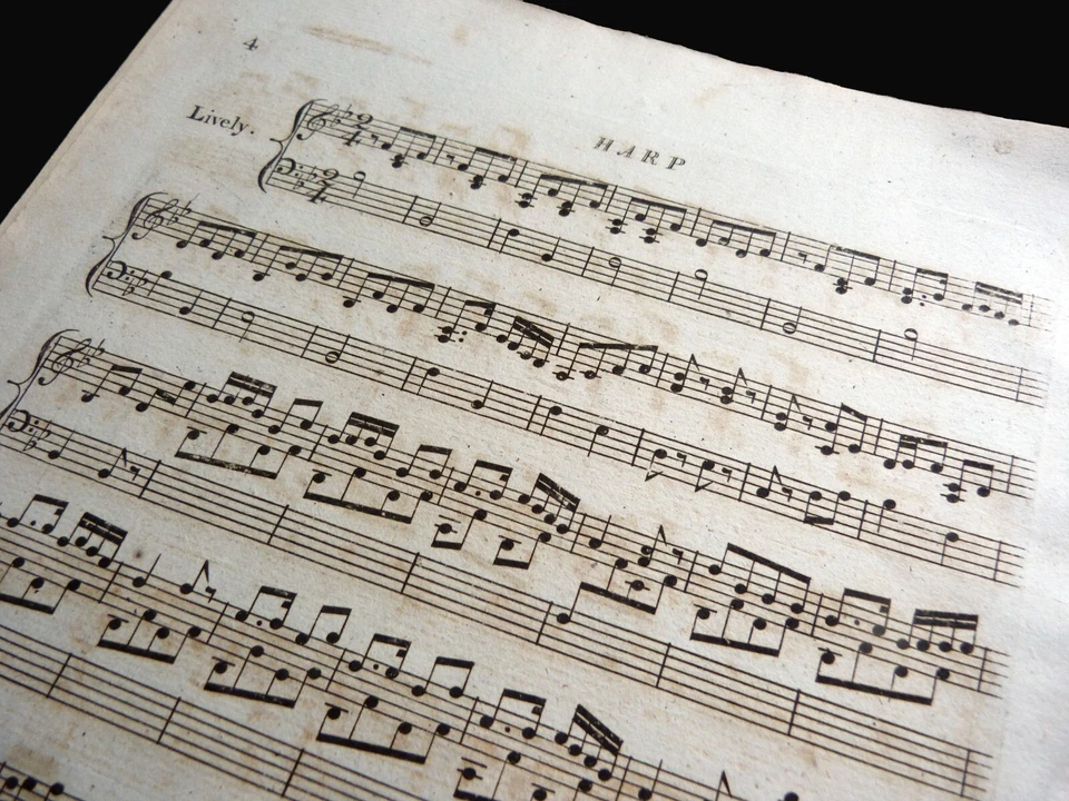 1800 HARP MUSIC PHILIPPE-JACQUES MEYER Harp & Piano music from Oscar & Malvina - Image 3 of 4