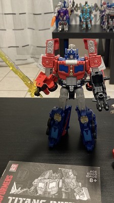 Transformers  Optimus Prime & Diac Titans Return Headmaster Transformers