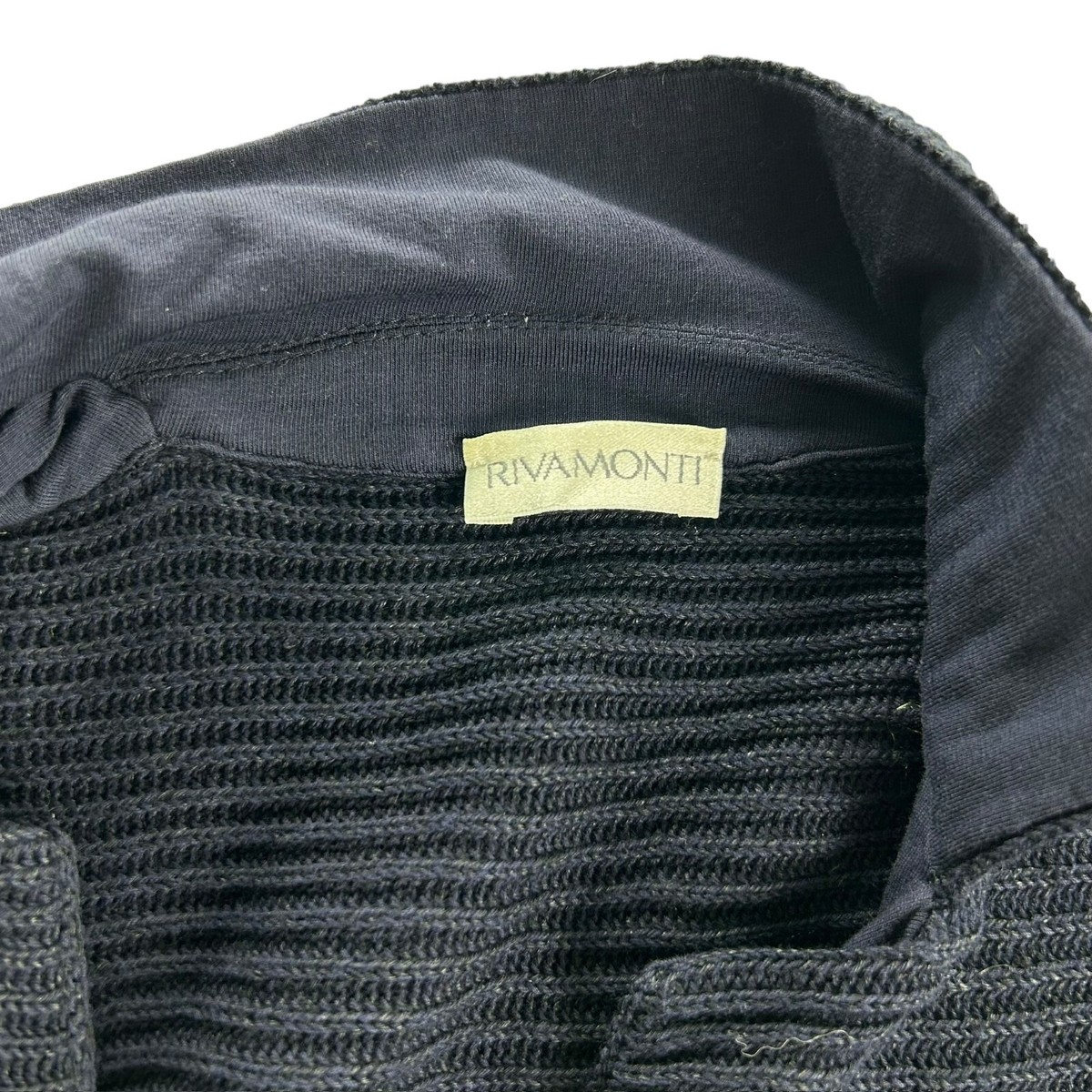 Rivamonte Brunello Cucinelli Men's Ribbed Cardigan Sweater Navy