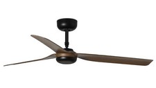 Image of DC Ceiling fan with Remote Punt Black & Walnut 130 cm 51" Indoor Fan with Timer