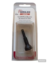 Weiler Vortec Cut-Off Wheel Mandrel 36542 3/8" Arbor to 1/4" Stem - Die Grinders