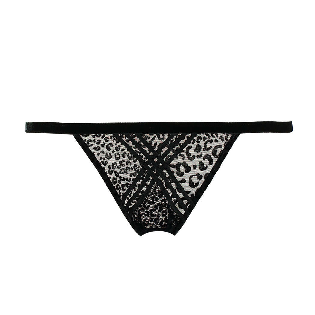 String Chantal Thomass Taille 42 - Modèle Craquante Coloris Panthère/Noir - Neuf étiqueté
