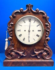 Large Antique English Matthews & Thorpe Twin Chain Fusee Bracket Clock