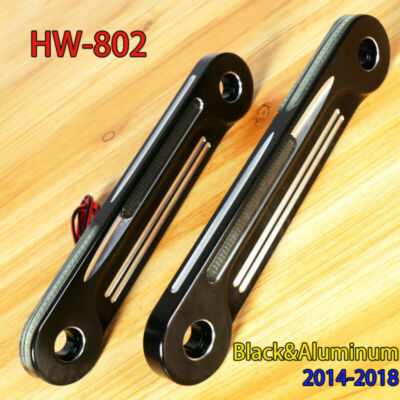 Front Aluminum LED Flush Fork Turn Signal For Harley Touring 14-22 Street Glide