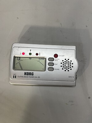 Korg GA-30 Guitar & Bass Tuner Tested