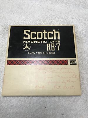 Rare 7" Scotch Reel To Reel Tape of 50th Anniversary Organ Music Pat