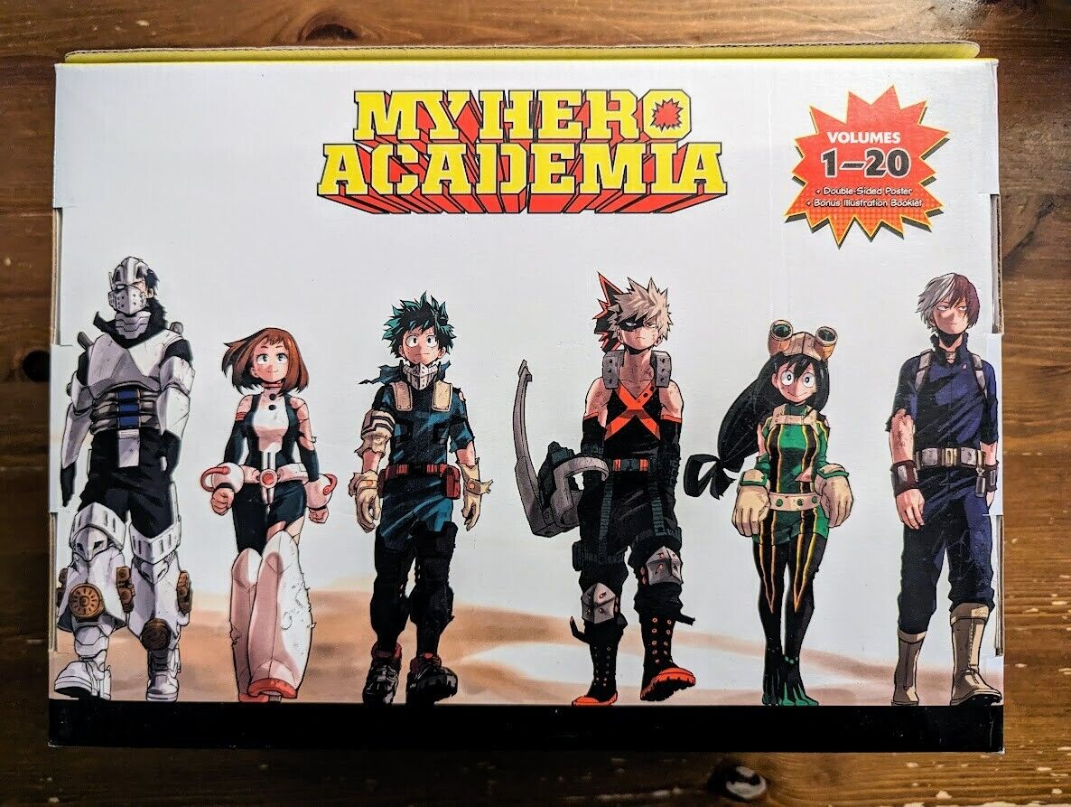 My Hero Academia Box Set 1: Includes Volumes 1-20 with Premium