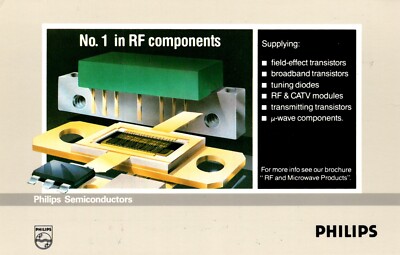Philips Semiconductors Netherlands PA3FNE QSL Radio Postcard