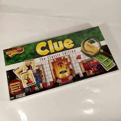 CLUE The Classic Edition The Great Detective Board Game 2014 Hasbro