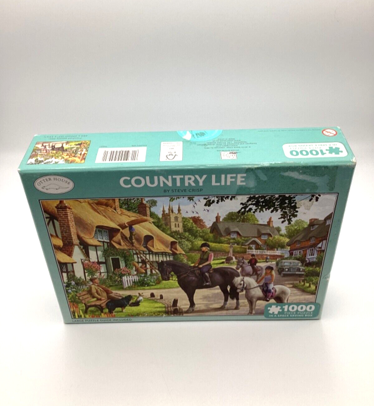 Otter House Country Life 1000 Piece Jigsaw Puzzle Complete Used