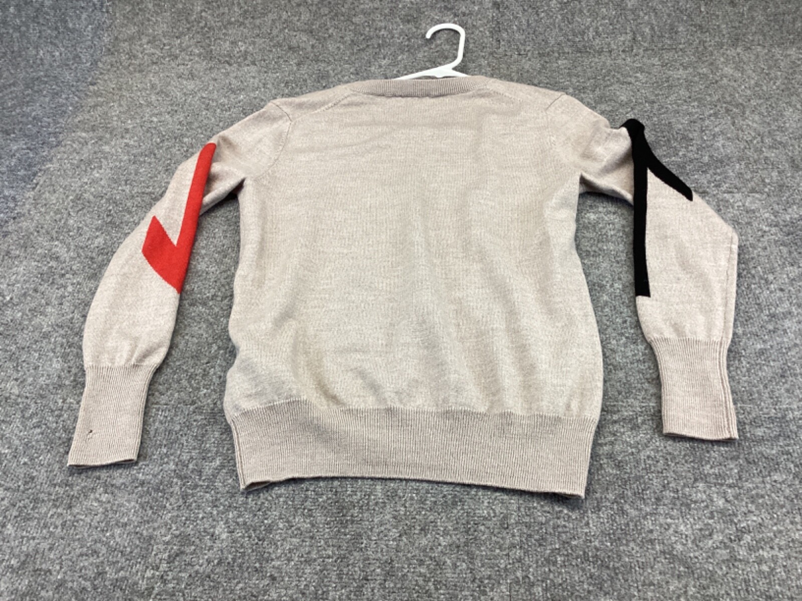 Anya Hindmarch Sweater Women’s Small Arrows Brown V neck Pullover