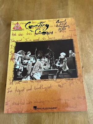 Counting Crows August and Everything After Recorded Version Guitar Songbook