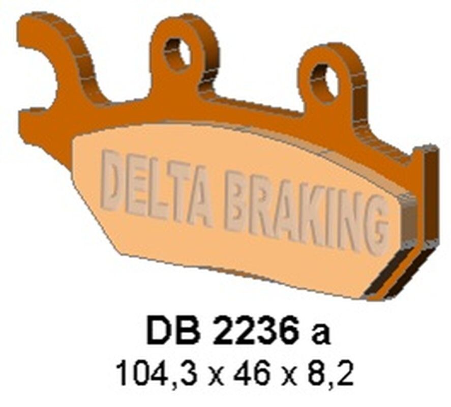 Plaquettes de frein KH645 Can-Am Maverick 1000 droite remplacement DB2236MX-D