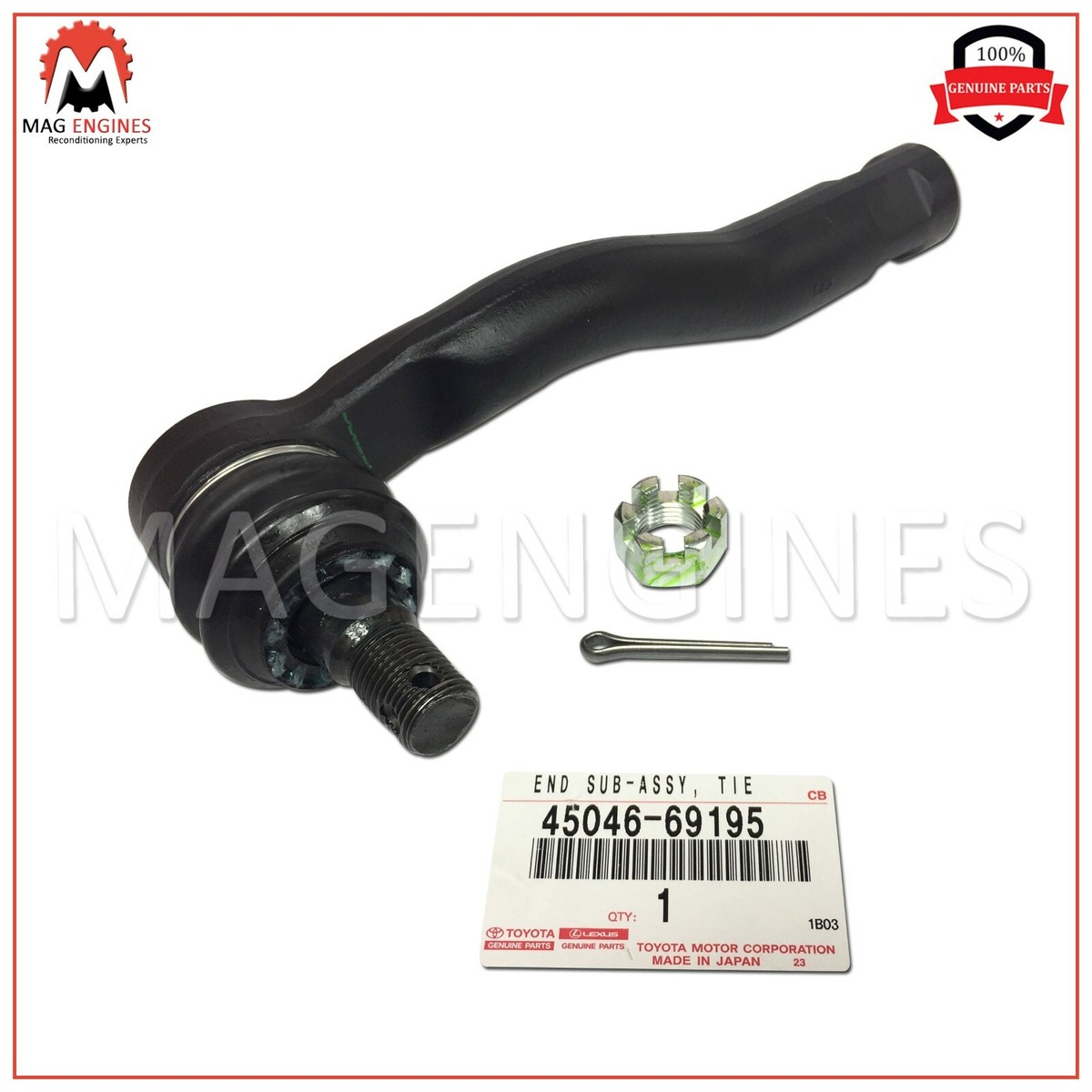 45046-69195 GENUINE OEM END SUB-ASSY, TIE ROD, RH 4504669195 | eBay 