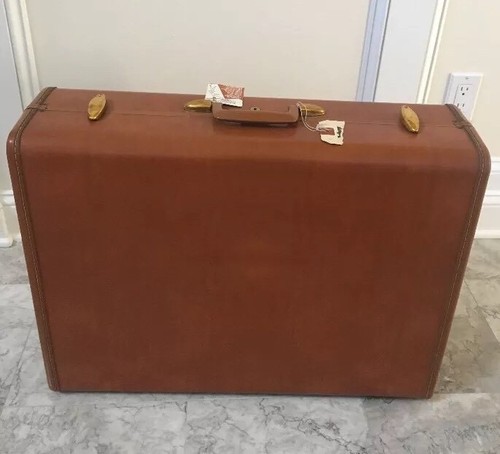 Vintage Samsonite Equipaje Maleta Shwayder Brothers, de 4636, Bronceado Con  Llave | eBay