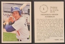 RICK AUERBACH - 1975 SSPC # 74 - LOS ANGELES DODGERS SS - 50 YEARS OLD!